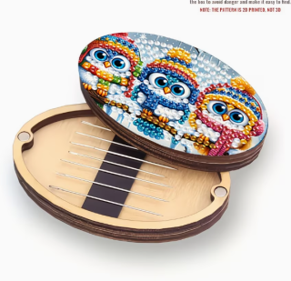 Preview: Diamond Painting Magnetische Nadelbox Schmetterling 